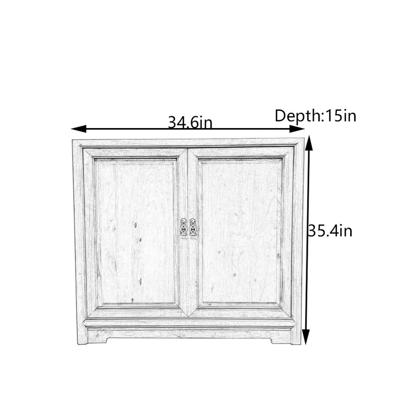 Two-Door Entryway Cabinet