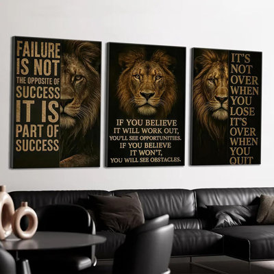 3 Piece Wrapped Canvas Print