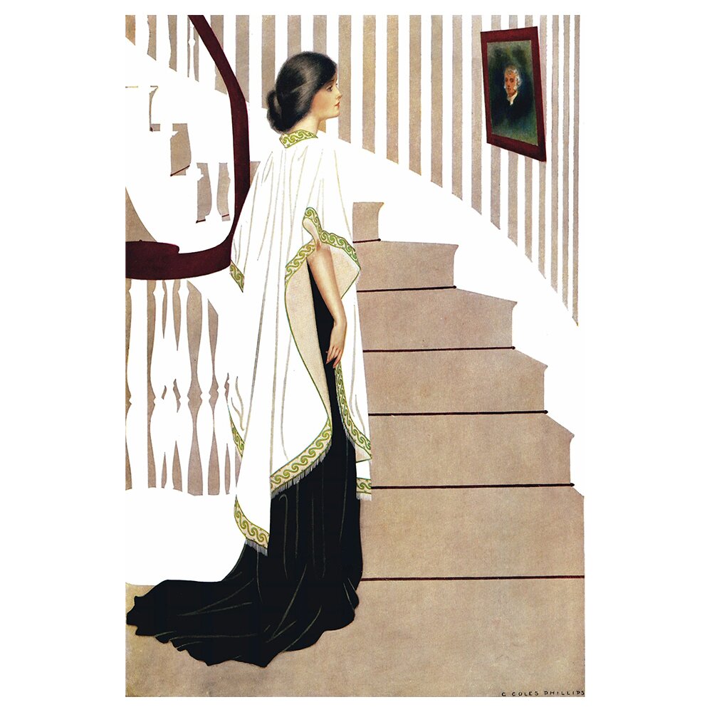 Leinwandbild Portrait of Elsie, 1912 von C. Coles Phillips