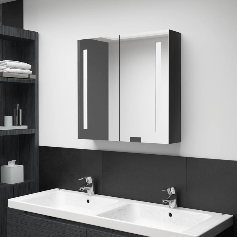 Aneri Bathroom Cabinet, Black