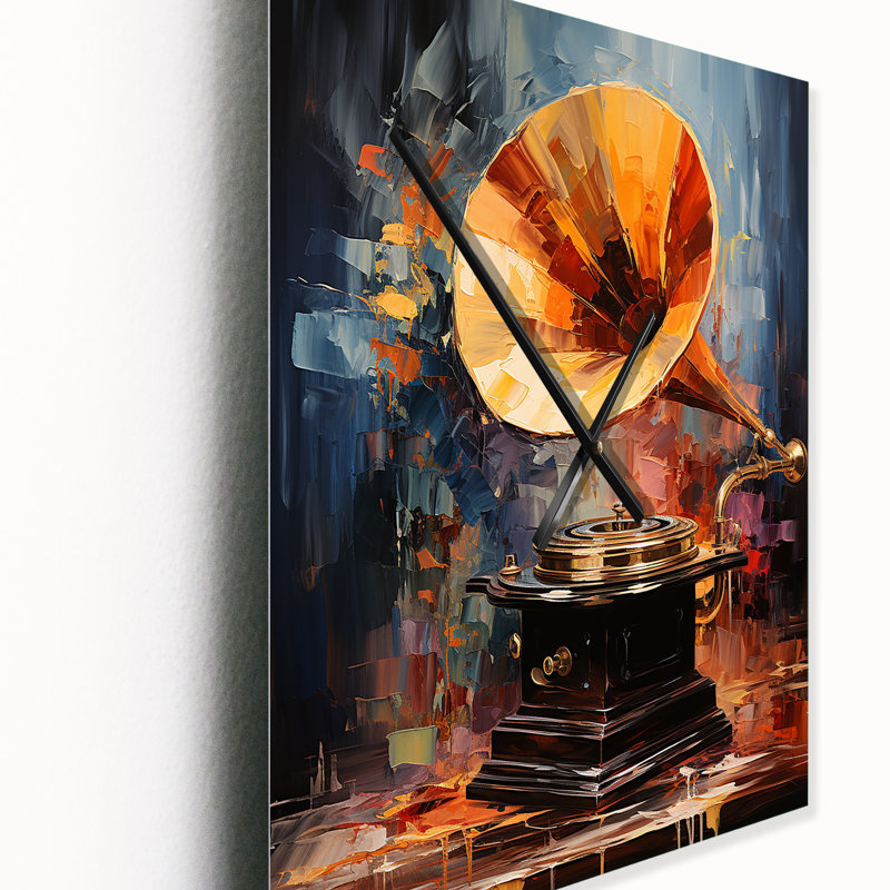 Horloge murale en aluminium Jennaka, Grand