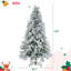Arbre de Noël pré-éclairé enneigé-50840417