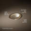 Lavabo de salle de bain ovale encastré / encastré Bachata® 20 po, sans trop-plein-110812175