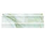 Grandis 12" x 4" Marble Cove Base Tile Trim in White