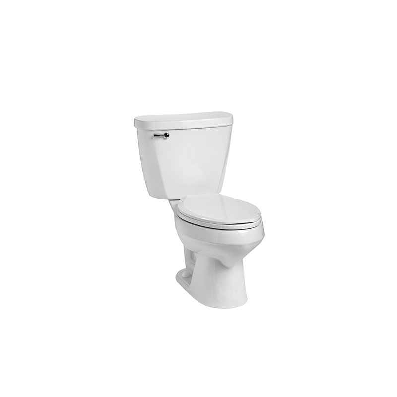 Toilette allongée deux pièces 1,28 gpf (siège non inclus) Summit, Côté gauche