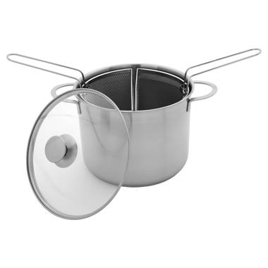 Ballarini 8-Qt Stainless Steel Pasta Pot With Lid And Strainers