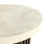 Table de bout ronde en bois Aspen