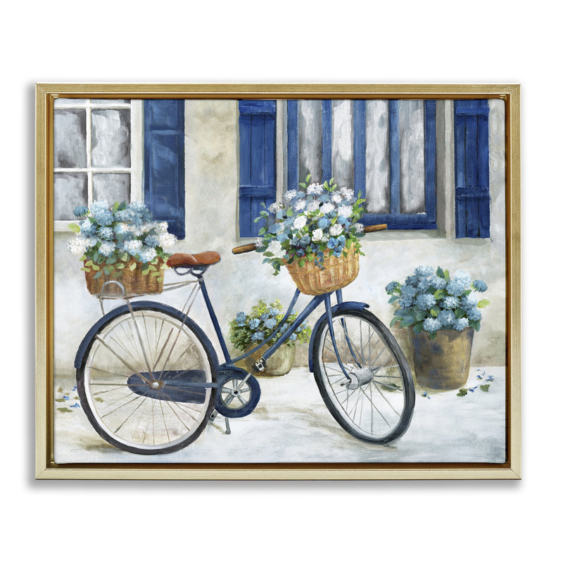 Fenêtres de bicyclette et de chalet, H 25 po x l 31 po, Cadre flottant métallique doré