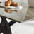 Chanden Luxury Marble Effect Glass 6 Seater Dining Table - Modern Statement Design-1996146593-1990899112