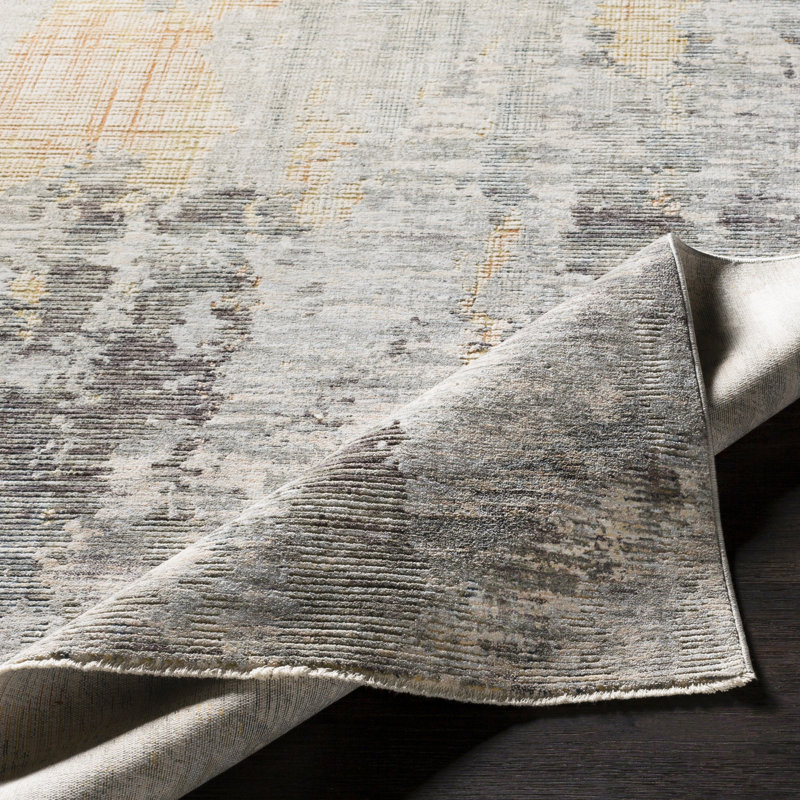 Mckeel Abstract Indoor Rug, Rectangle 3'3" x 5'