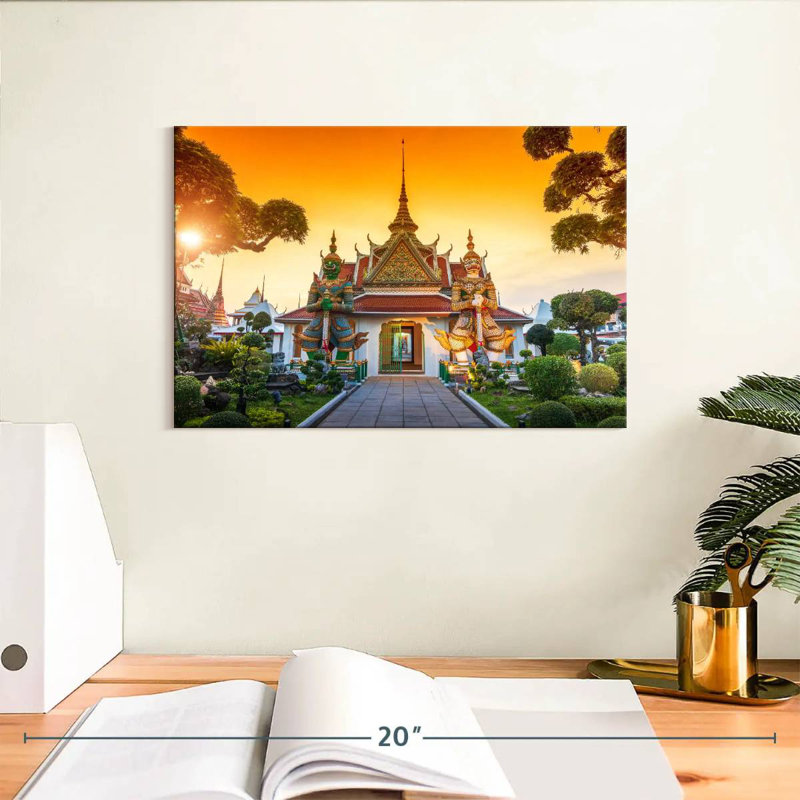 Porte Adella Wat Arun, H 8 po x l 12 po