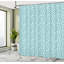 Ensemble de rideau de douche + crochets-44327522