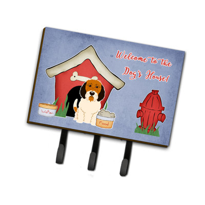 Porte-clef ou porte-clé griffon bruxellois pour chien basset petite niche