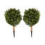 Ensemble de 2 cyprès artificiels avec piquet de terre pour le jardin intérieur et extérieur