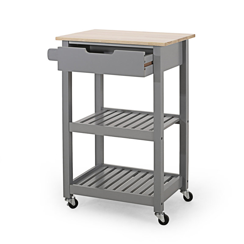 Chariot de cuisine (tabouret non inclus), Gris