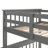 Stairway Twin-Over-Full Bunk Bed With Drawer, Storage And Guard Rail For Bedroom, Dorm, For Adults,-108949726