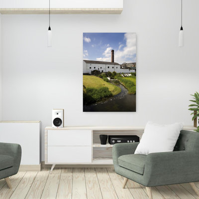 Lockes Whiskey Distillery Kilbeggan County Westmeath Ireland by George Munday - Wrapped Canvas Print