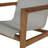 Coast Teak Arm Chair Canvas Sling-27854066