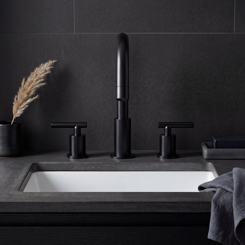 Robinet de salle de bain Waltz, Noir mat