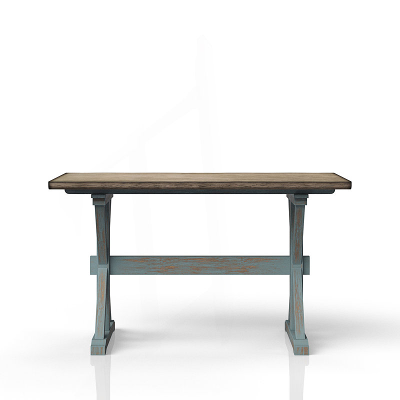 Table de salle à manger à hauteur de comptoir en X