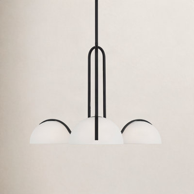 River Dimmable 3 - Light Chandelier