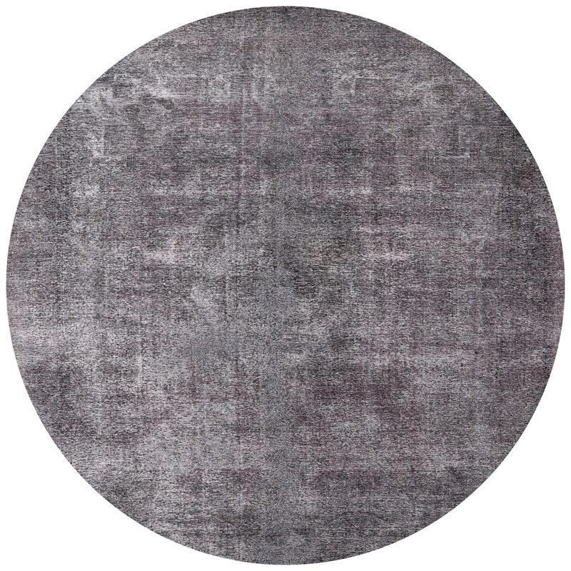 Tapis gris Jager, Rond 7 pi