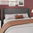 Velvet Upholstered Platform Bed Frame with Wingback Headboard & Wood Slats, 8" Under-Bed Storage, No Box Spring Needed for Bedroom-167158472-167158321