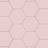 Textile Hex 9" x 10" Porcelain Wall & Floor Tile-2139873933