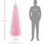 Arbre de Noël artificiel, arbre de Noël mince avec 294 pointes de branches réalistes et support en plastique-1556580926