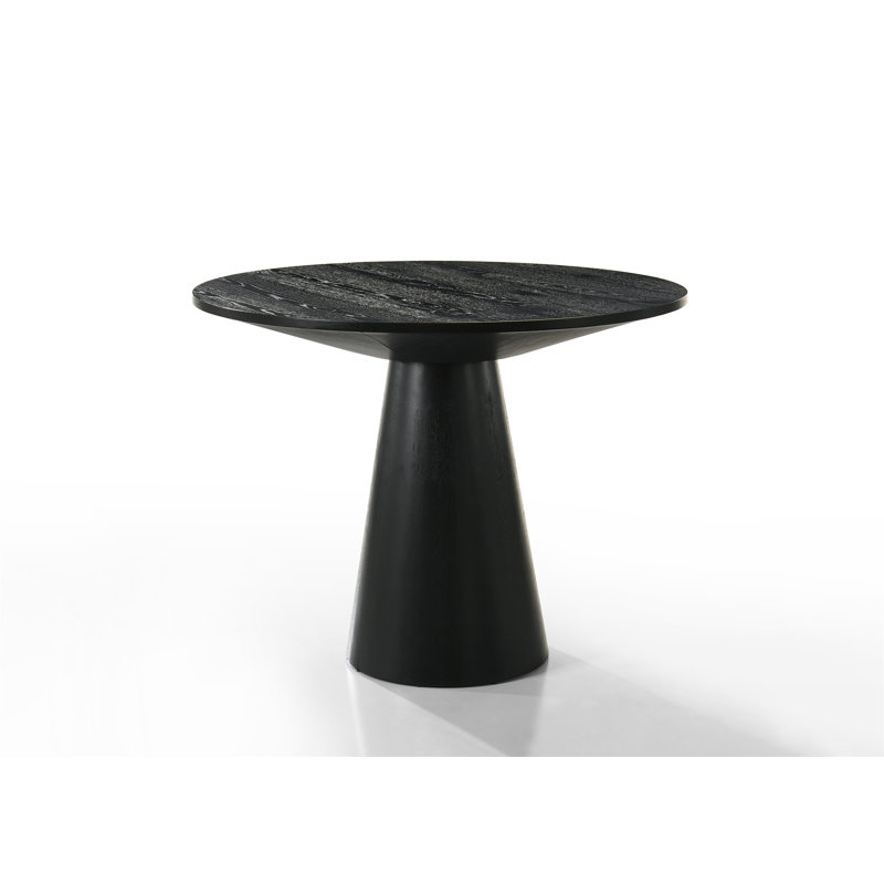 Table ronde de 47 po Jasper, H 37 po x l 47 po x P 47 po, Noir ébène