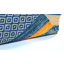 Gaillard Striped Handmade Cotton Blue/Orange Area Rug-21204939