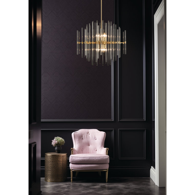 Allyn 10 - Light Brass Sputnik Pendant