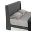 Structure de lit rembourrée avec tiroirs de rangement et port USB Type-C pour chambres d'adolescent-107140571-107140573
