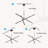 Zhangjing3 Modern Chandelier Sputnik LED Kitchen Island Remote Dimmable-657304911-660236487
