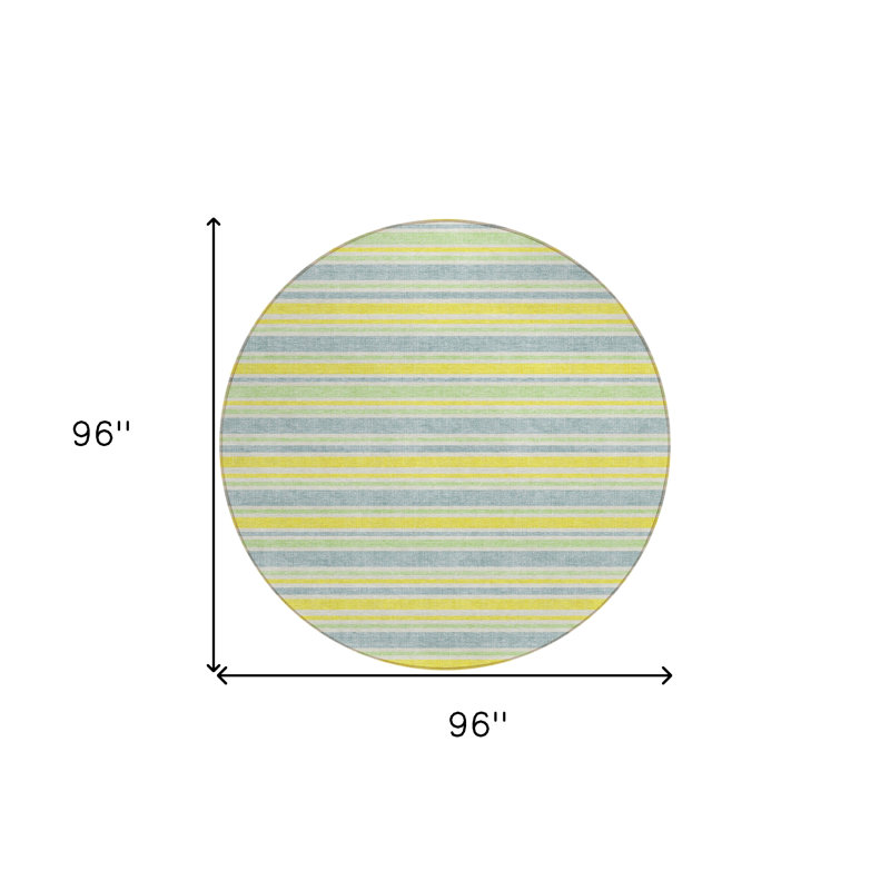 Tapis d'intérieur rond 8 po