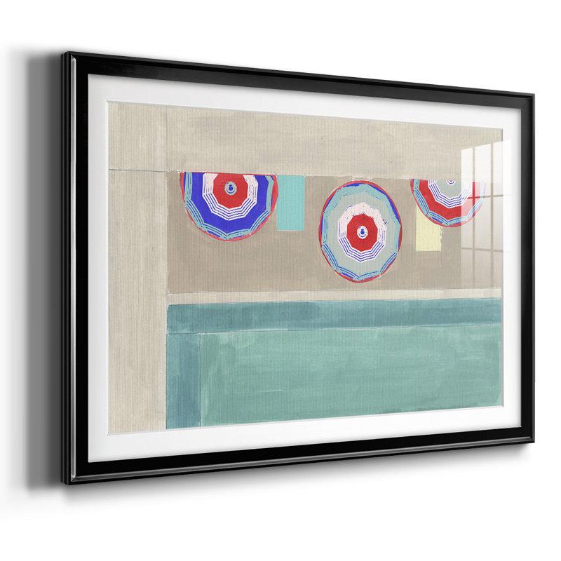 Au bord de la piscine II, Noir, H 15 po x l 21 po x P 1,5 po