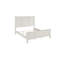 Ensemble de chambre à coucher Queen, blanc et nickel, ensemble 3 pièces avec 2 tables de chevet-136125004-136125003