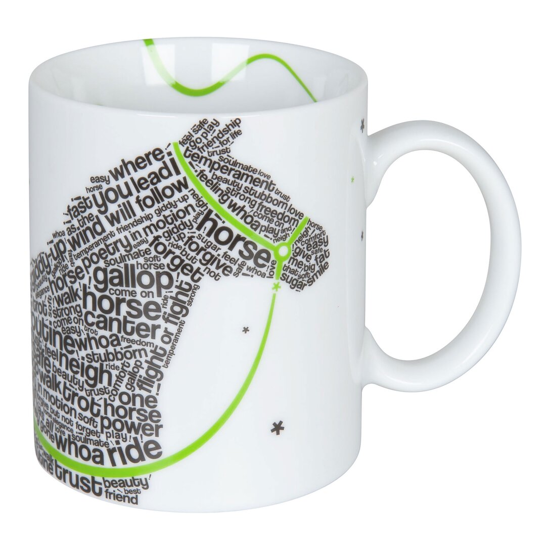 Kaffeetasse Criss Cross Pferd