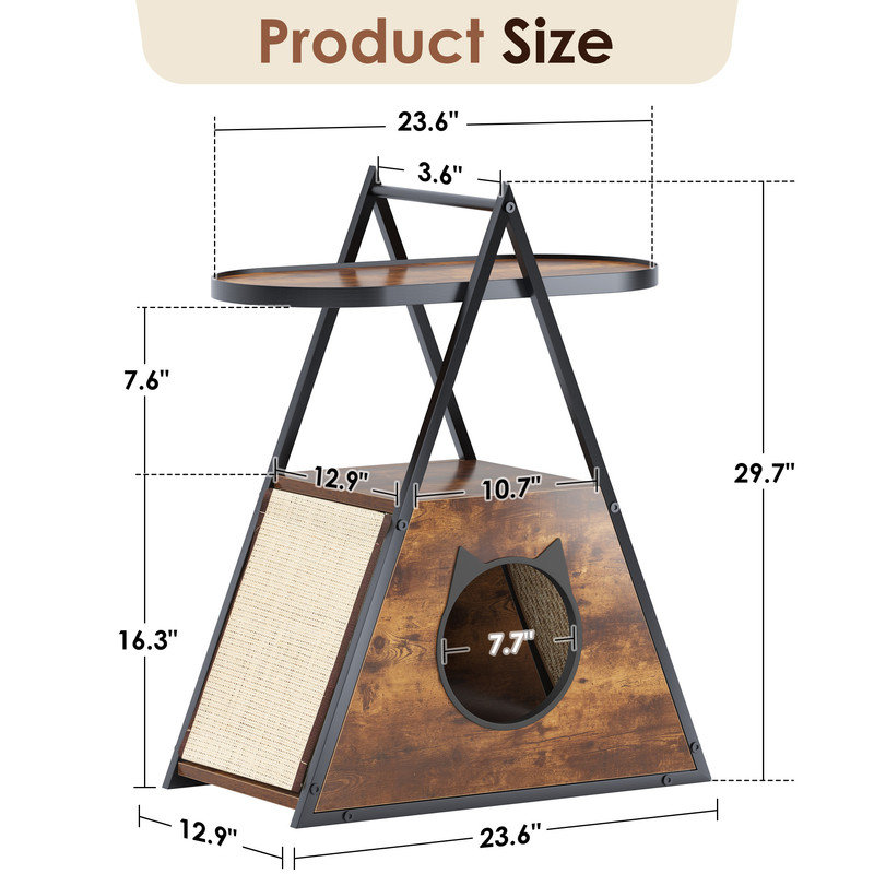Lafe 29.5'' H Cat Tree