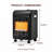 Propane Cabinet Heater, 6000-18000 BTU with 3 Temperature Settings & Tip-Over Protection, Radiant Heat Up to 450 Sq. Ft., Indoor/Outdoor Patio Use