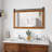 Takiara Solid Wood Rectangle Wall Mirror