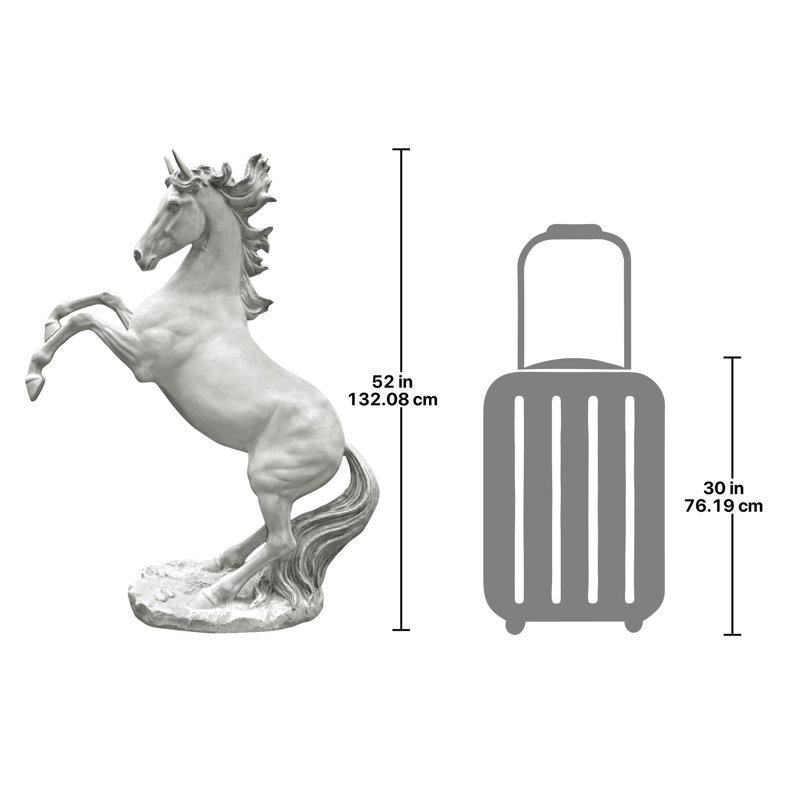 Grande statue de cheval équestre électrique débridé
