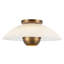 Umbra 14-in Black Semi-Flush Mount-1236898881-1236898880