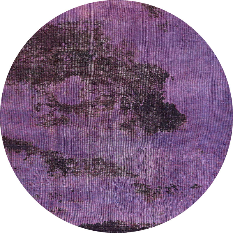 Tapis abstrait moderne 758, Rond 7 pi