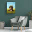Art mural sur toile tendue - "Ball Hog No. 2" par Lucia Heffernan pour décoration de salon, de chambre à coucher ou de bureau - 24 x 32