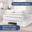 Wrap Around Dust Ruffle Bed Skirt -  - For Queen Size Beds With  - Easy Fit Elastic Strap - Adjustable Pleated Bedskirt W/Brushed Fabric - Wrinkle Free - For Women, Men, Kids & Teens