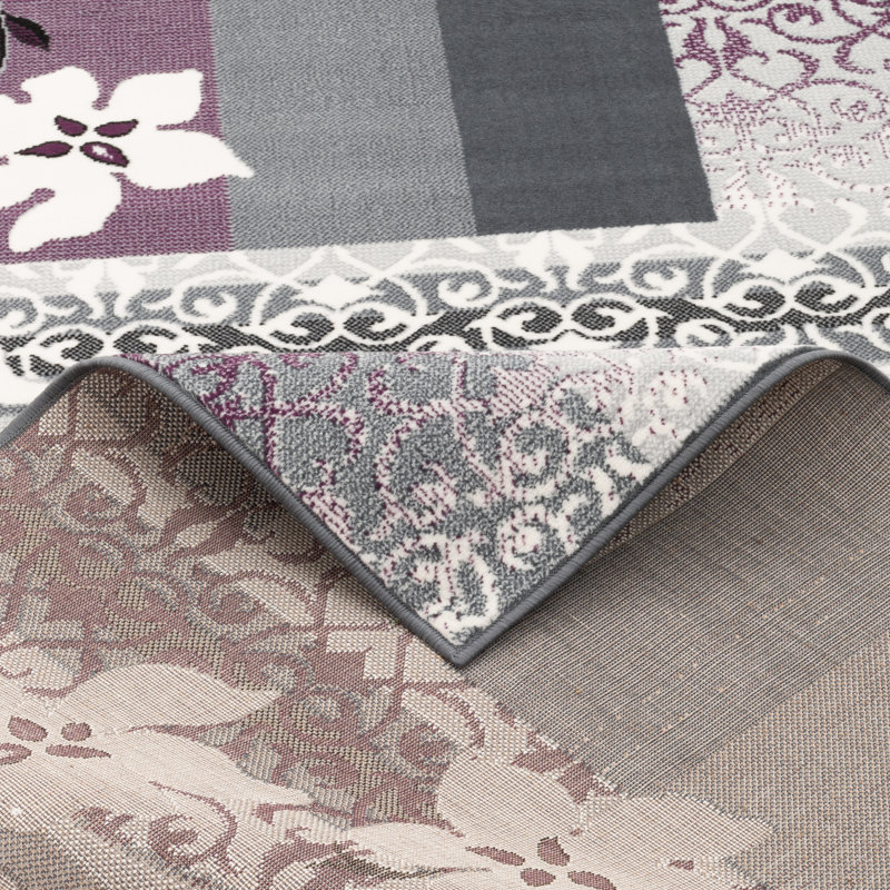 Heriberto Floral Area Rug, Rectangle 120 x 170cm