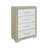 Vertical Chest With Striped Panels & Minimalist Handles-1810132569