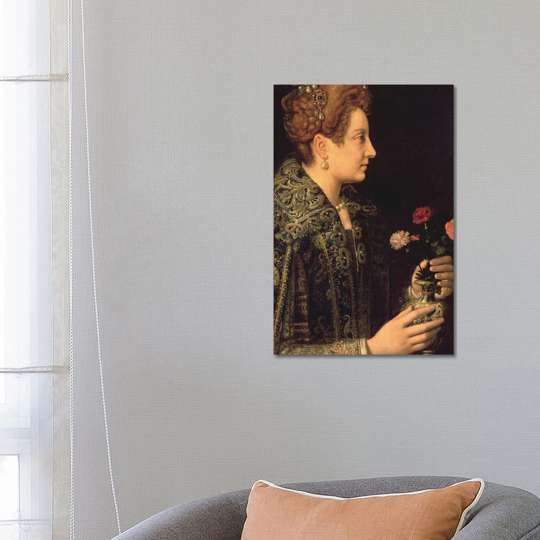 Portrait Of A Woman by Sofonisba Anguissola - Wrapped Canvas Painting