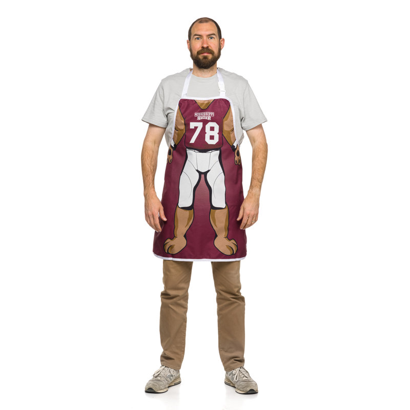 No Pattern Bib Apron, Mississippi State University